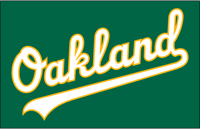 Oakland Athletics 2018-Pres Jersey Logo fabric transfer
